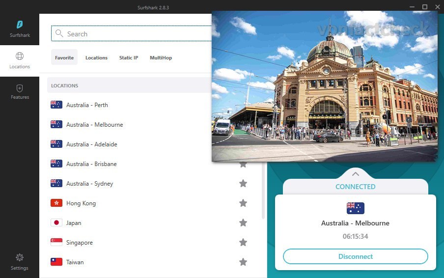Surfshark Melbourne Servers Tested: Results